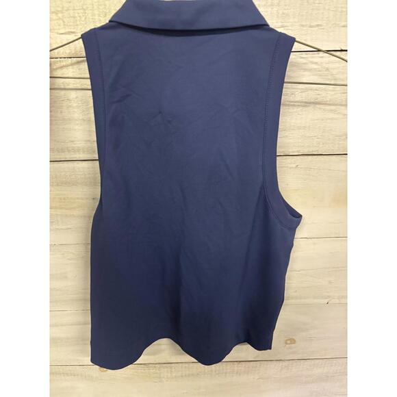 Vuori Women's Pique Polo Tank French Blue Size Small Brand New - Picture 5 of 5